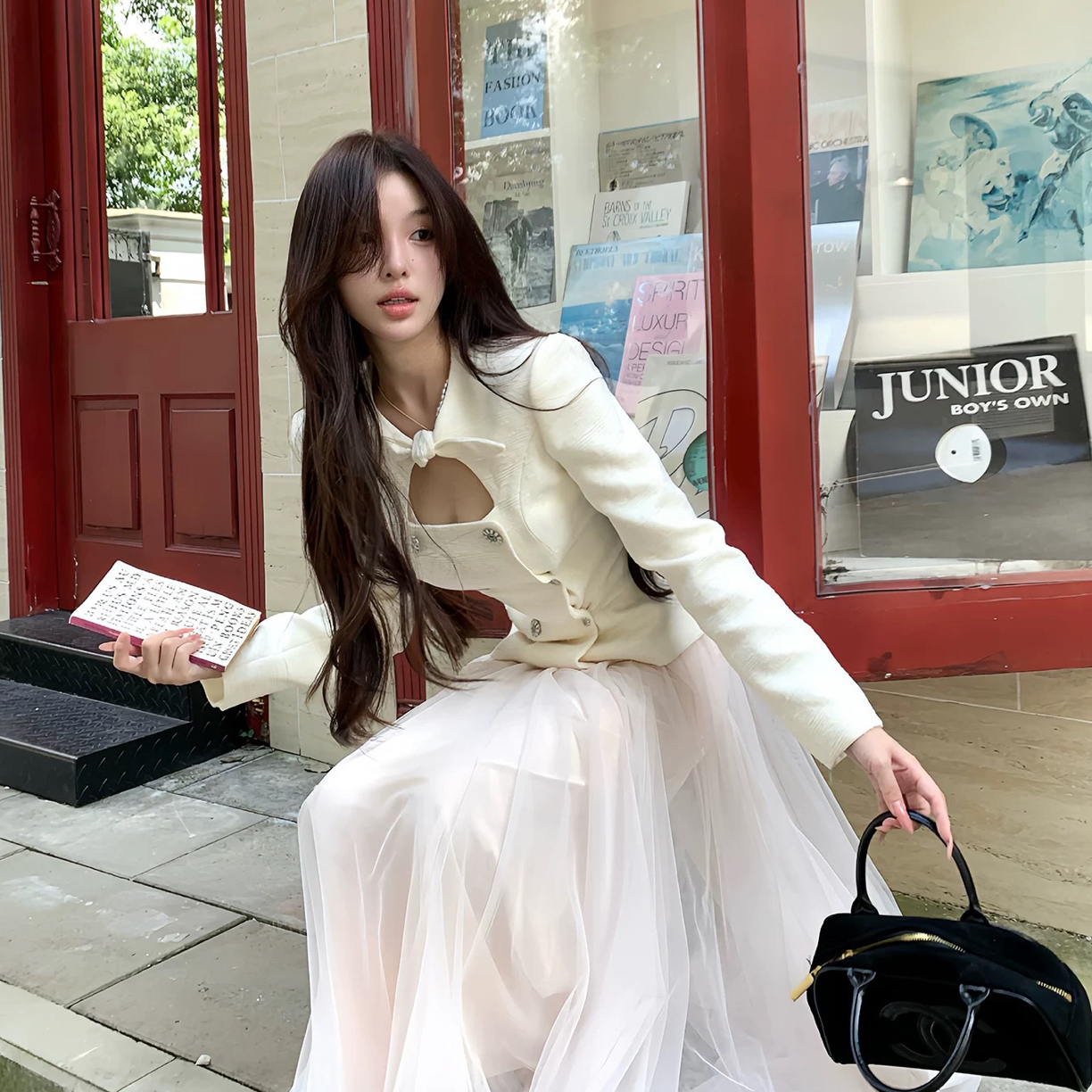 【可可私留]2法式网红整单链接小香秋冬外套