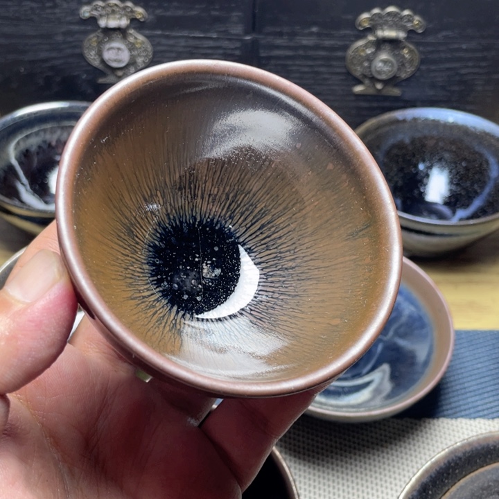 茶盏龙窑柴烧原矿原釉