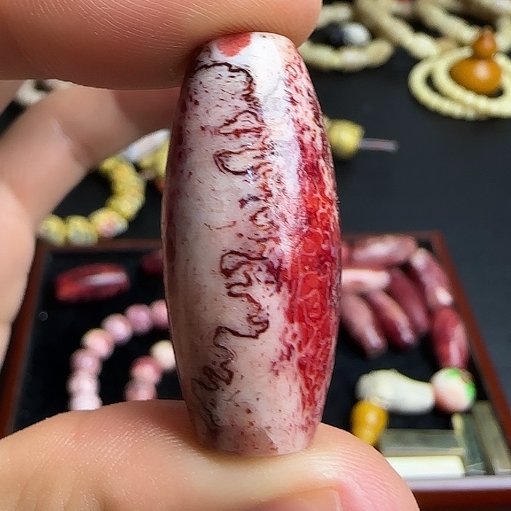 养殖鹿骨三界天珠一个 