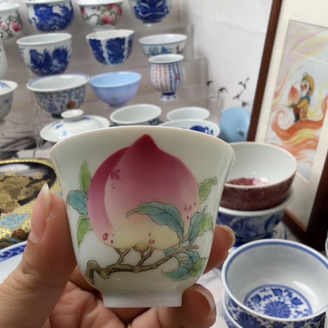 杯景德镇陶瓷手工手绘