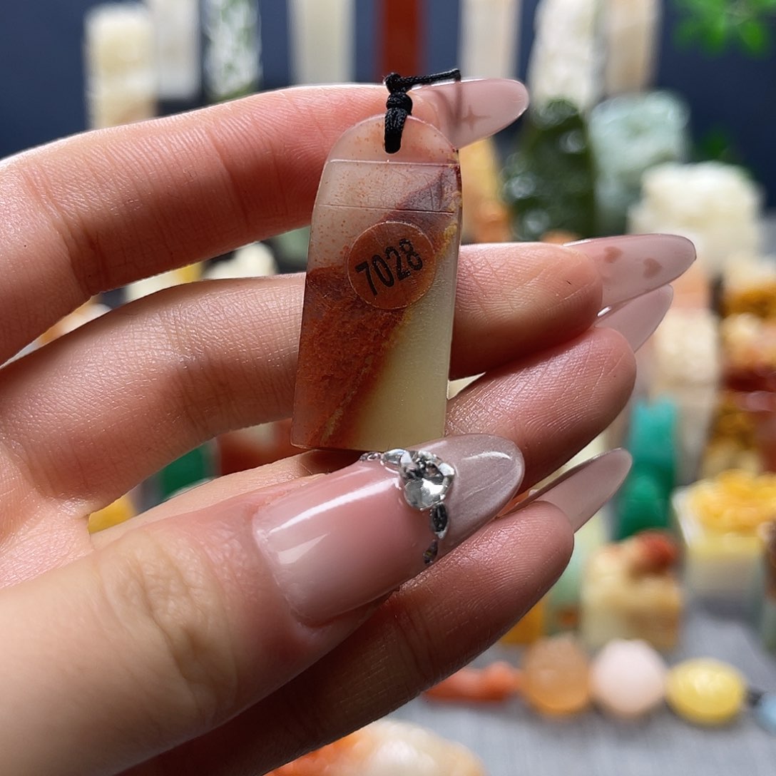 寿山石印石包邮包刻7028