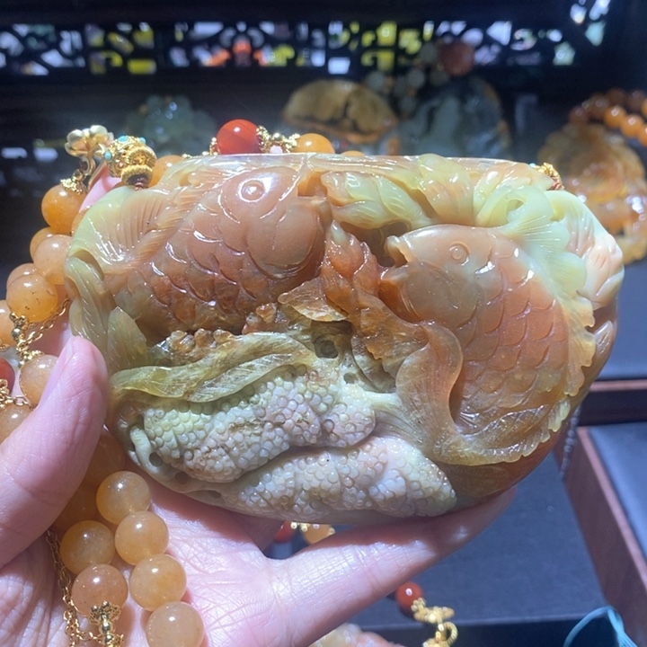 岫玉毛衣链未镶嵌