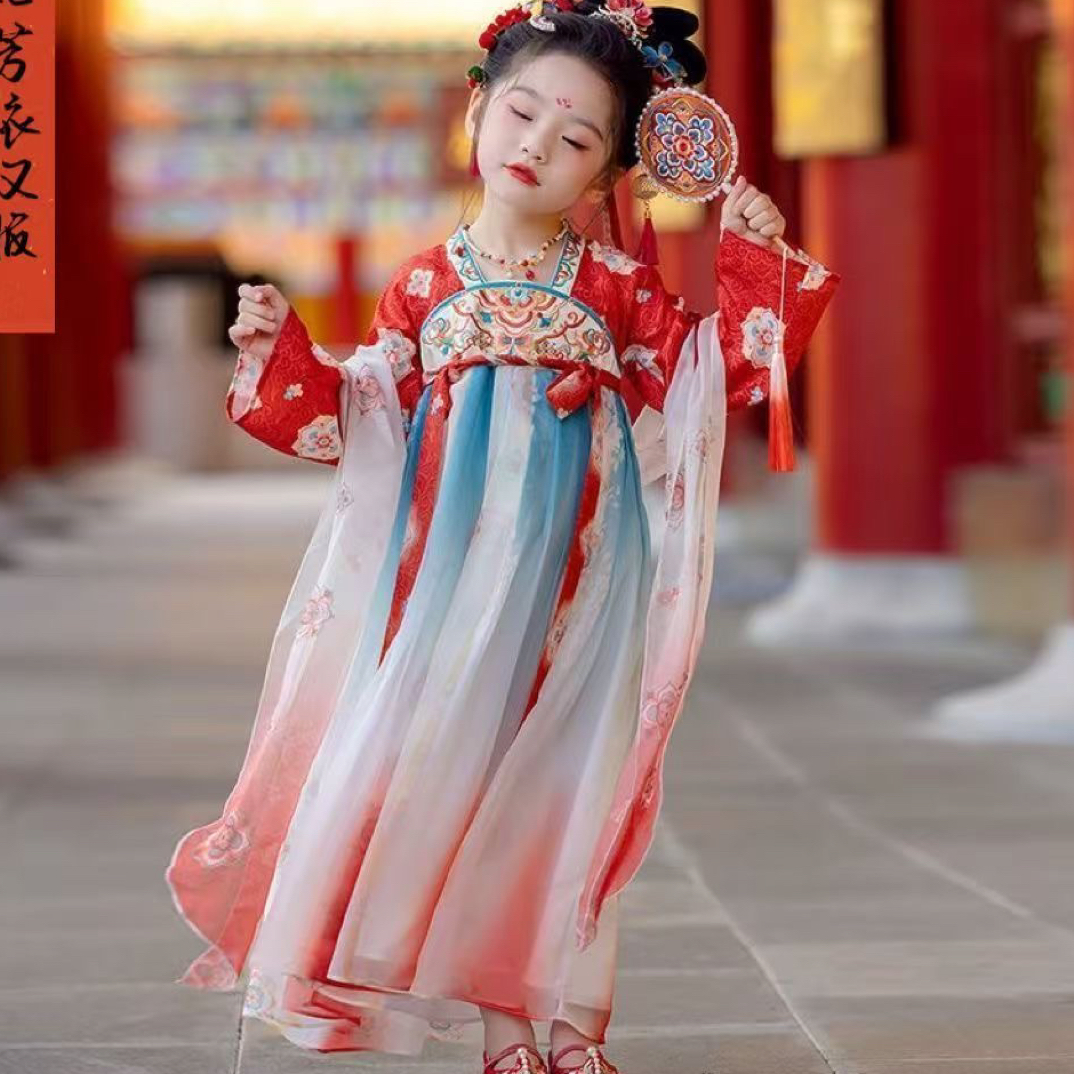 直播间专用链接小女孩休闲仙气春秋中国风民族女汉服民族风2025