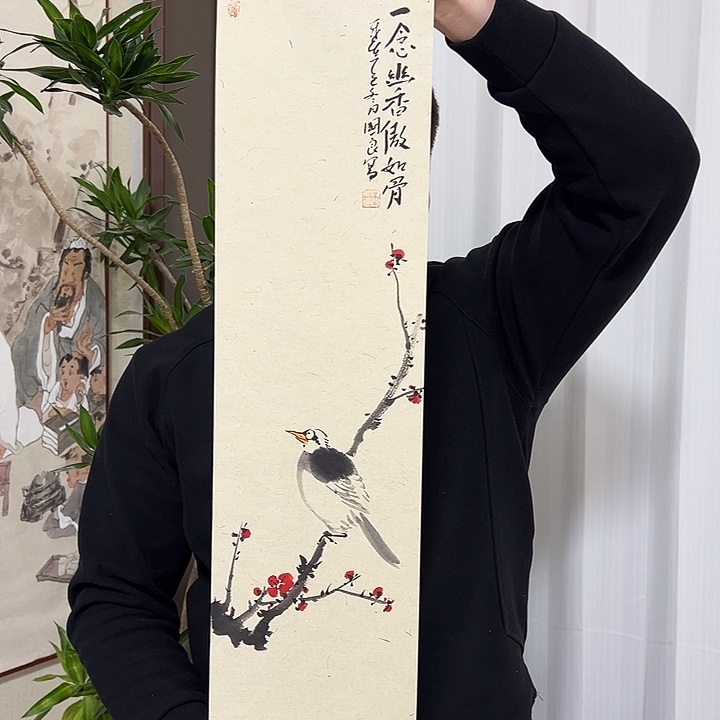 国画唐国良   手绘原创