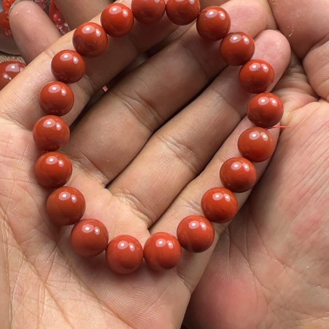 南红玛瑙手串未镶嵌