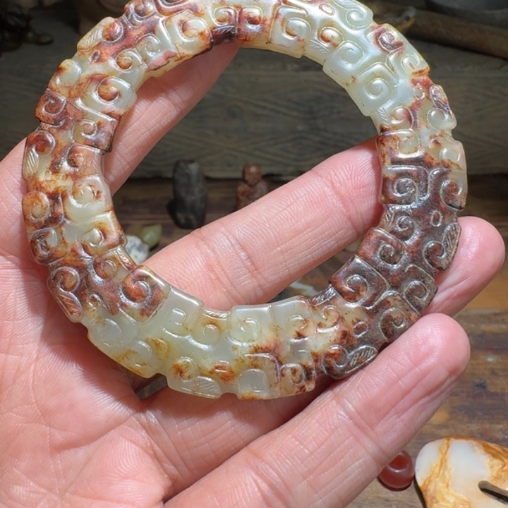 和田玉挂件未镶嵌洪*