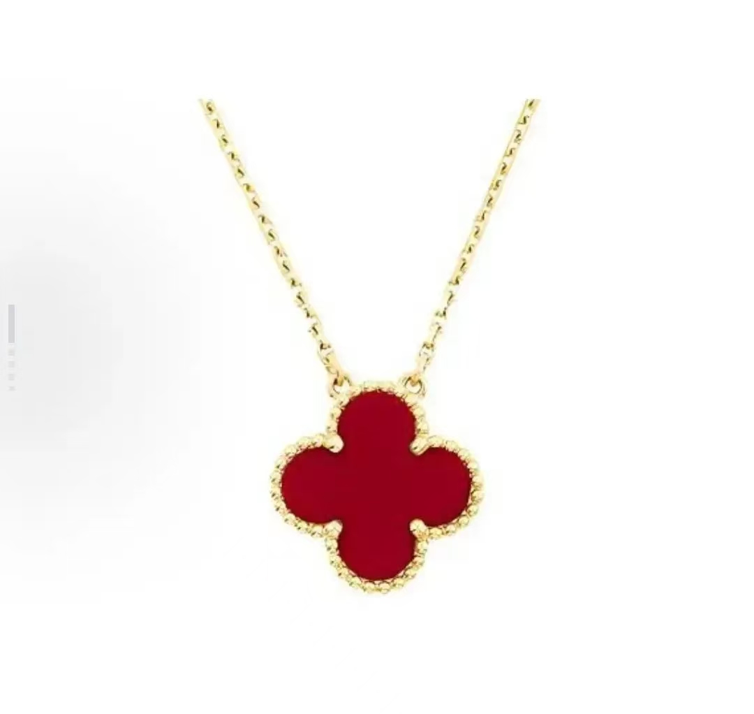 【全新撤柜】气质项链造型轻奢百搭新红色时尚08