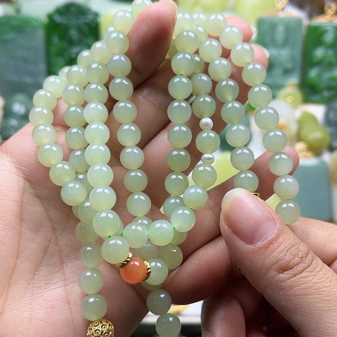 和田玉挂件项链未镶嵌