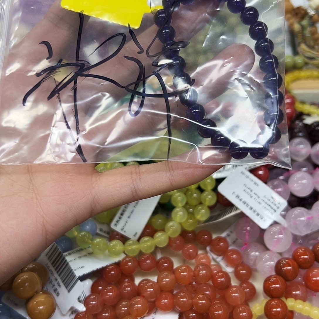 手链未镶嵌水晶乌拉圭紫水