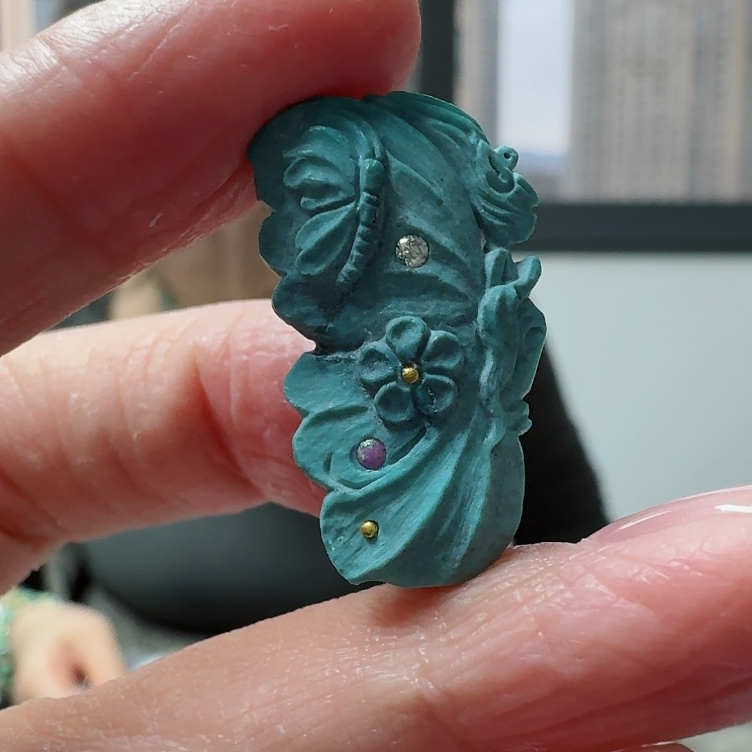 绿松石珠宝奇石未镶嵌