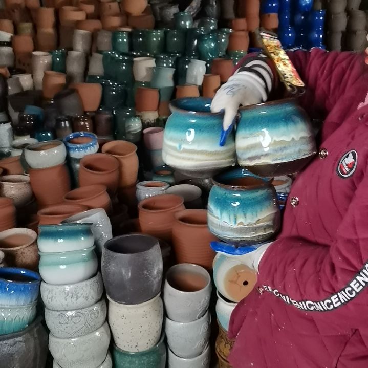 红陶口14高14瑕疵