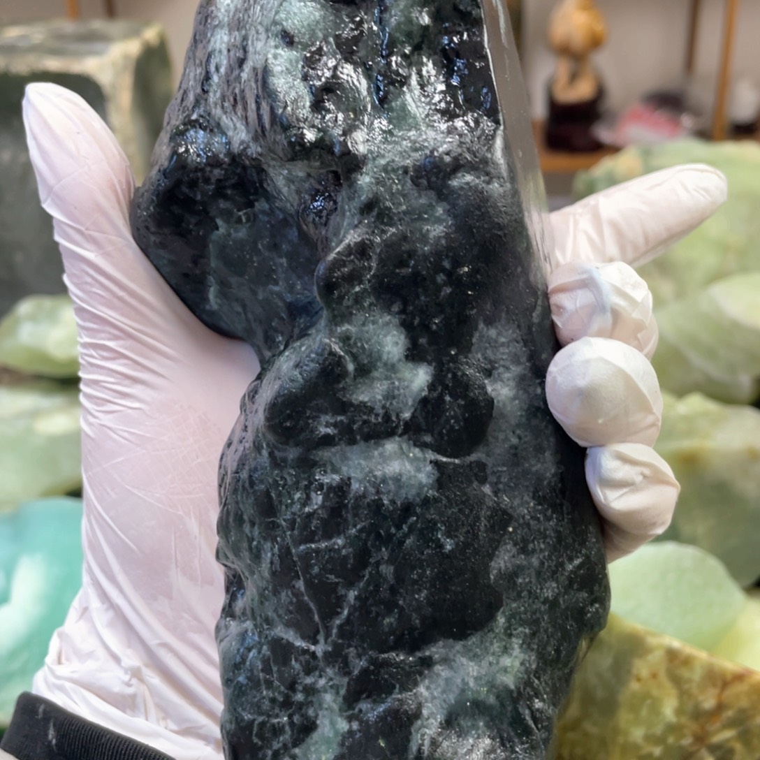 K***o蛇纹石玉未镶嵌中国四大名玉简易