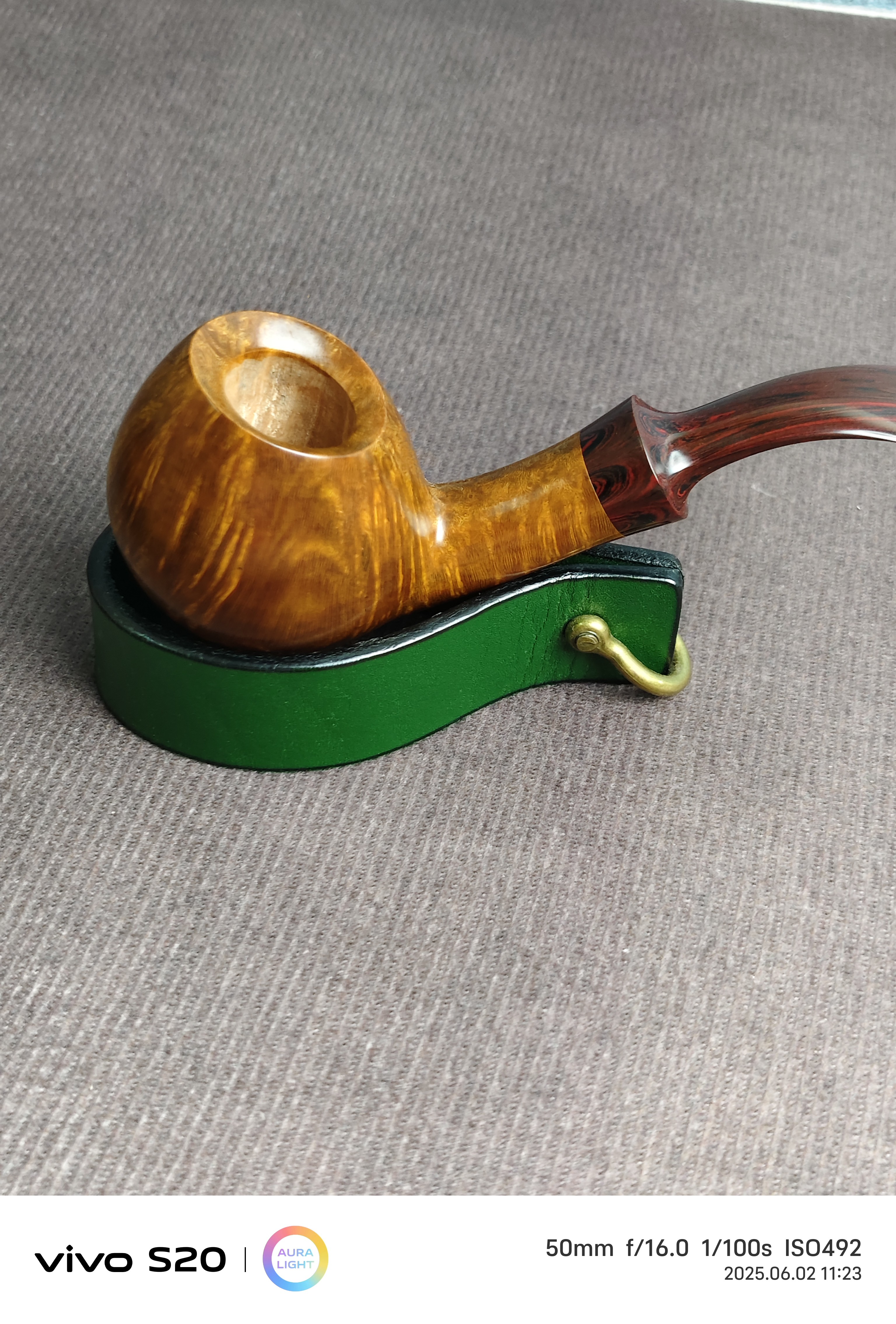 石楠木丹麦蛋型烟斗内径18.5*30长度120mm