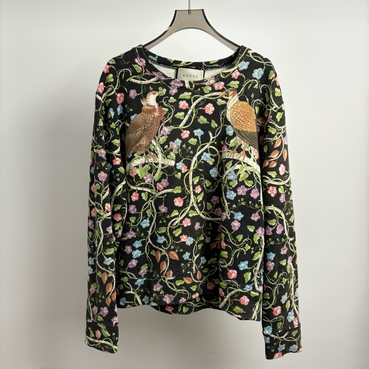 99新 GUCCI/古驰 花卉系列圆领卫衣 M码 GM001998