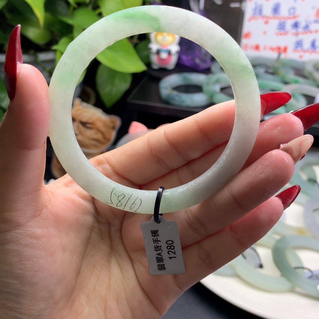 定制翡翠叮当镯未镶嵌58/62