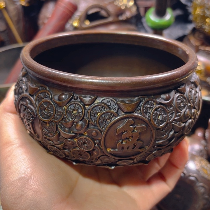 铜器摆件收收藏藏