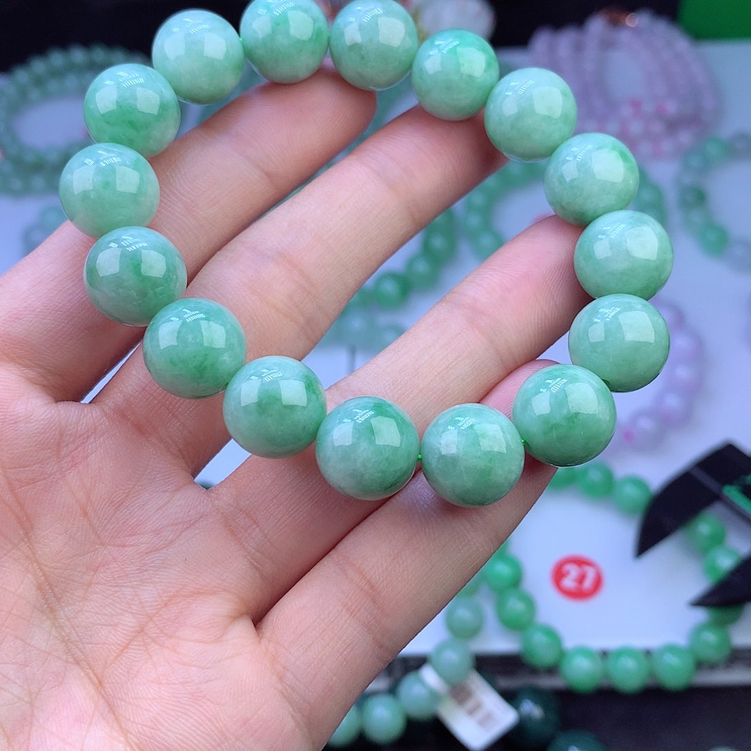 翡翠未镶嵌毛衣链
