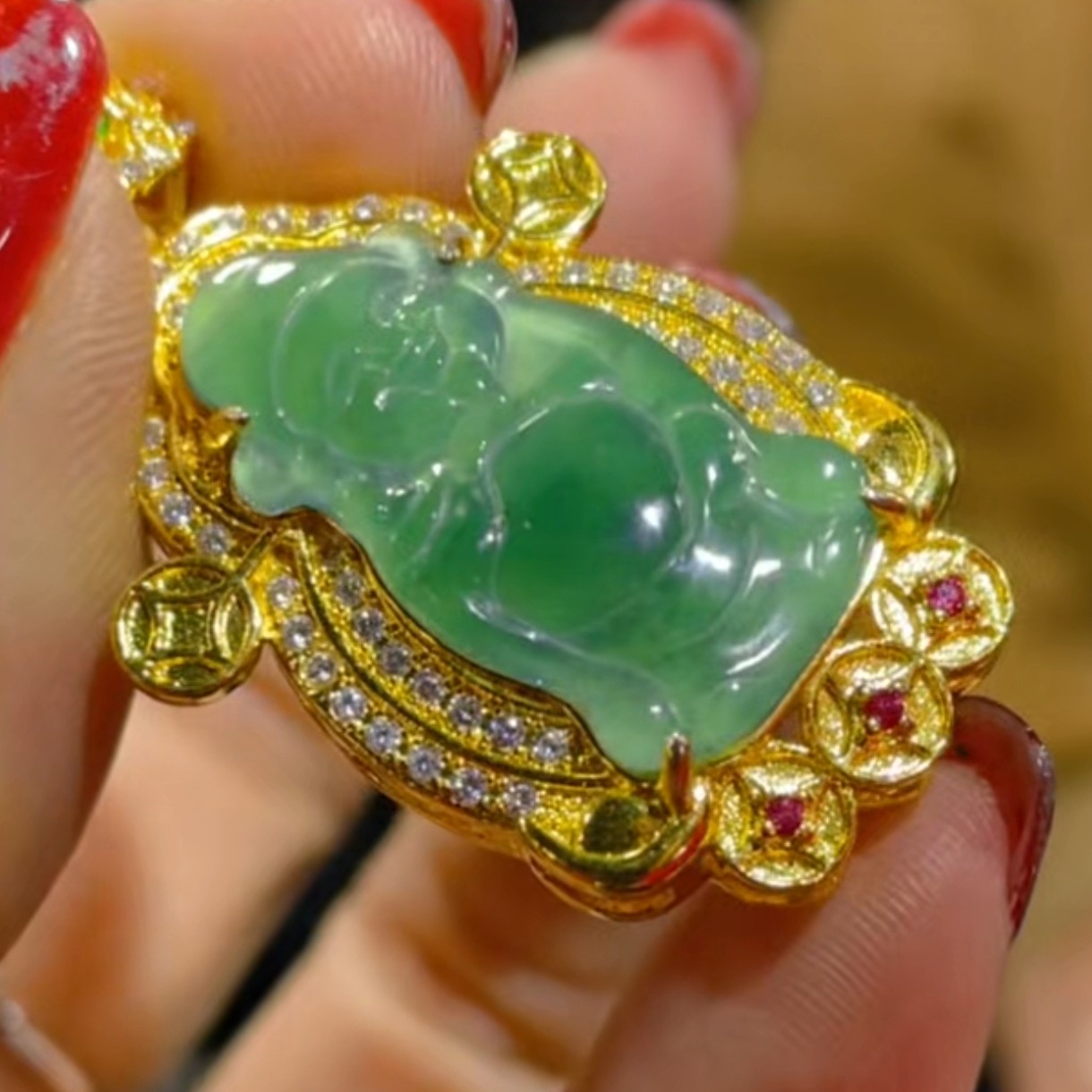 天然A货翡翠假一罚四（多样性发货拍一发一）