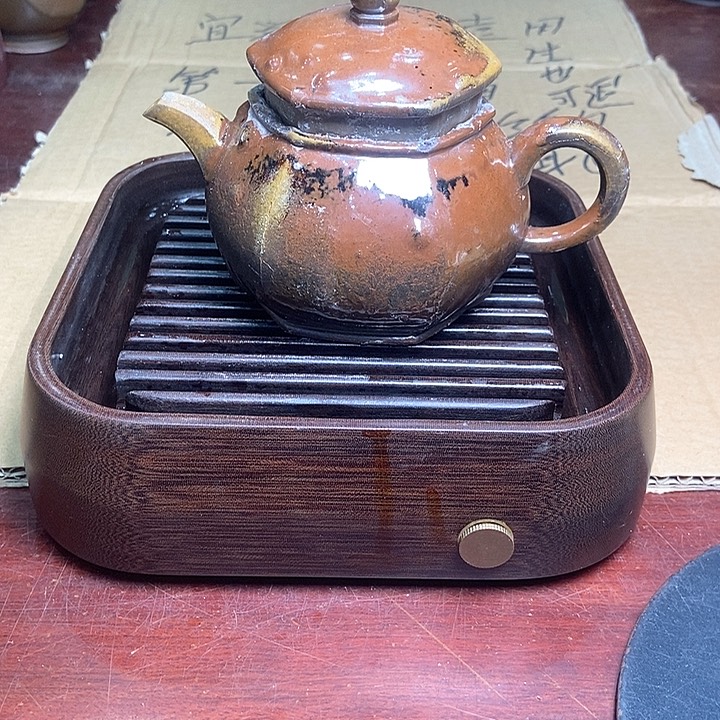 紫砂茶壶柴烧紫砂