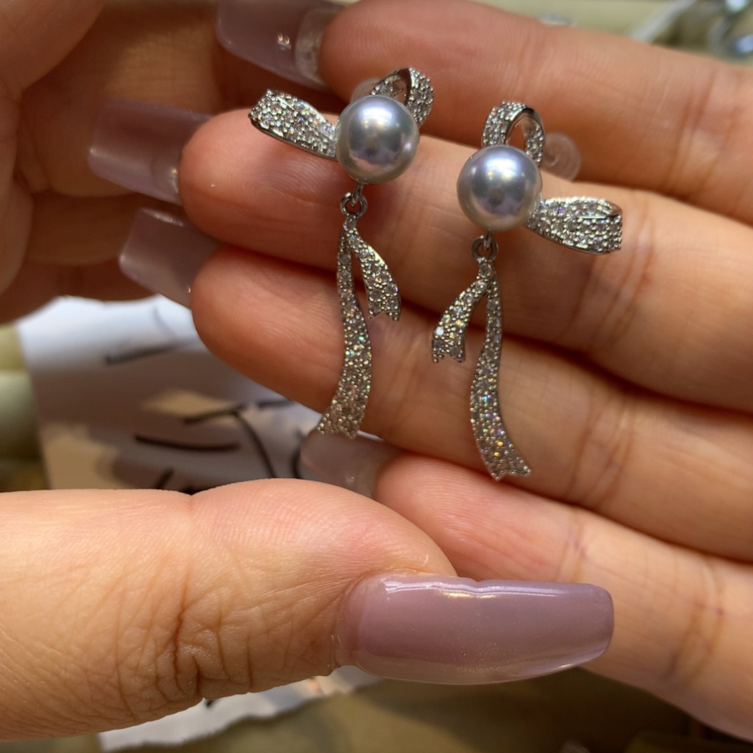 未镶嵌耳饰海水珍珠