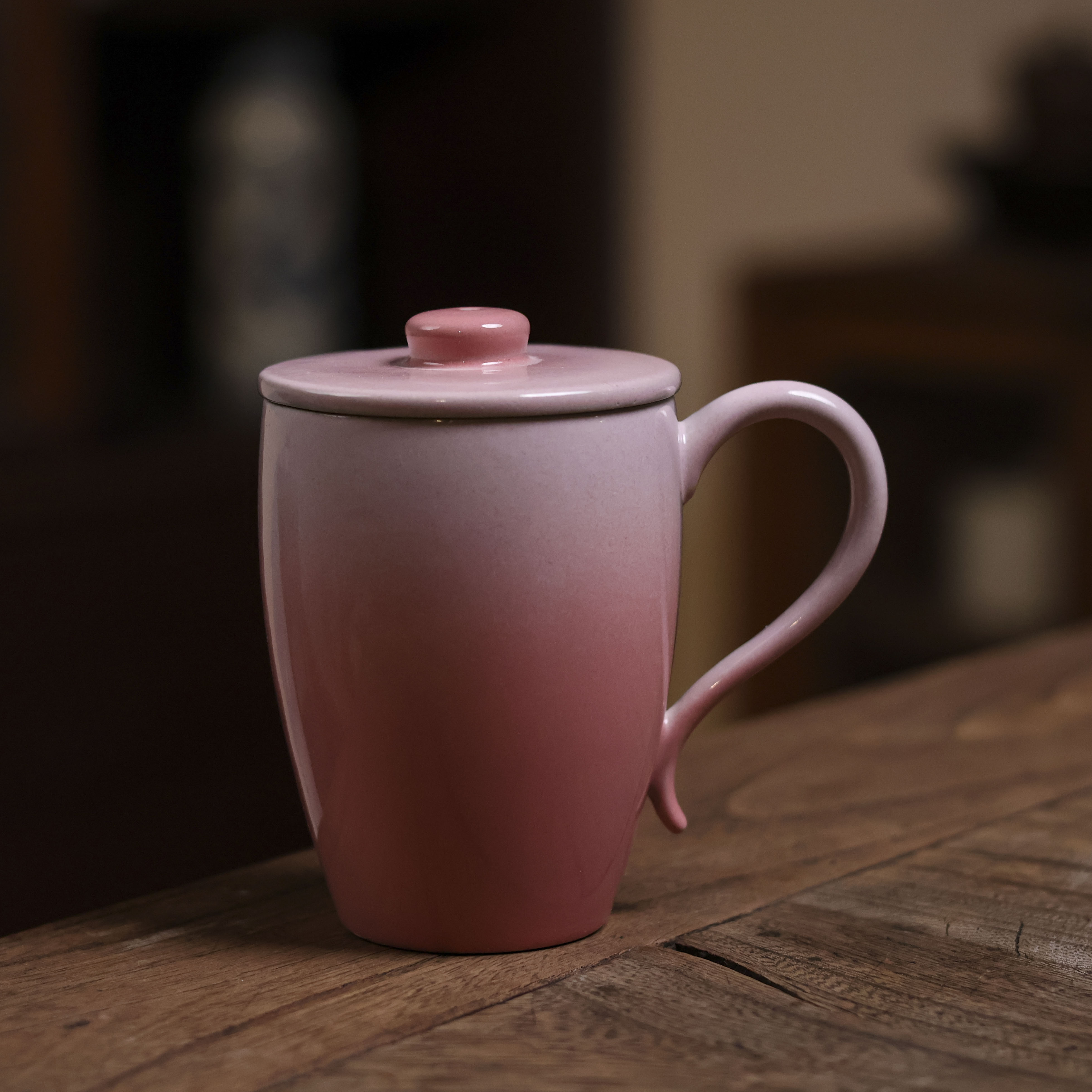 【见珊】桃花醉-亦缶-小憩盖杯120cc（窑云S0200）