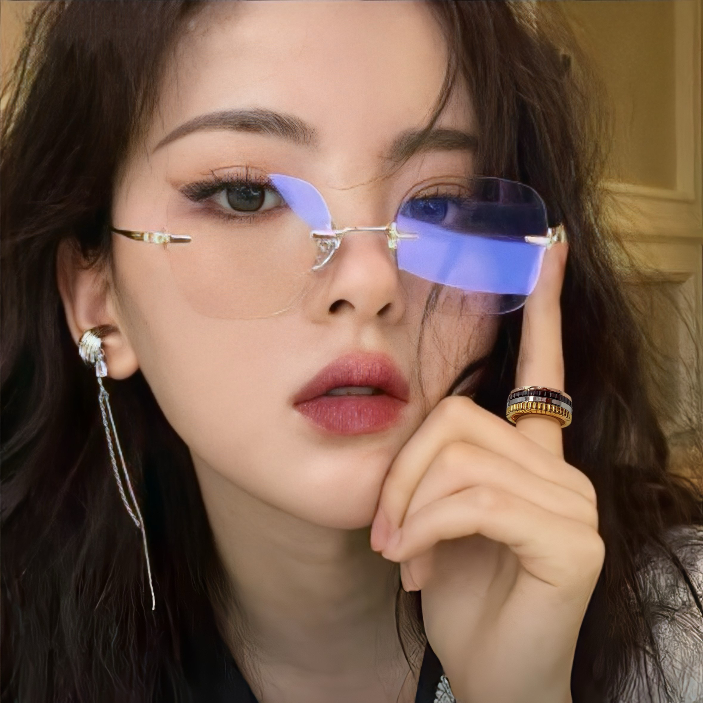 C可爱百搭潮流时尚眼镜链ing