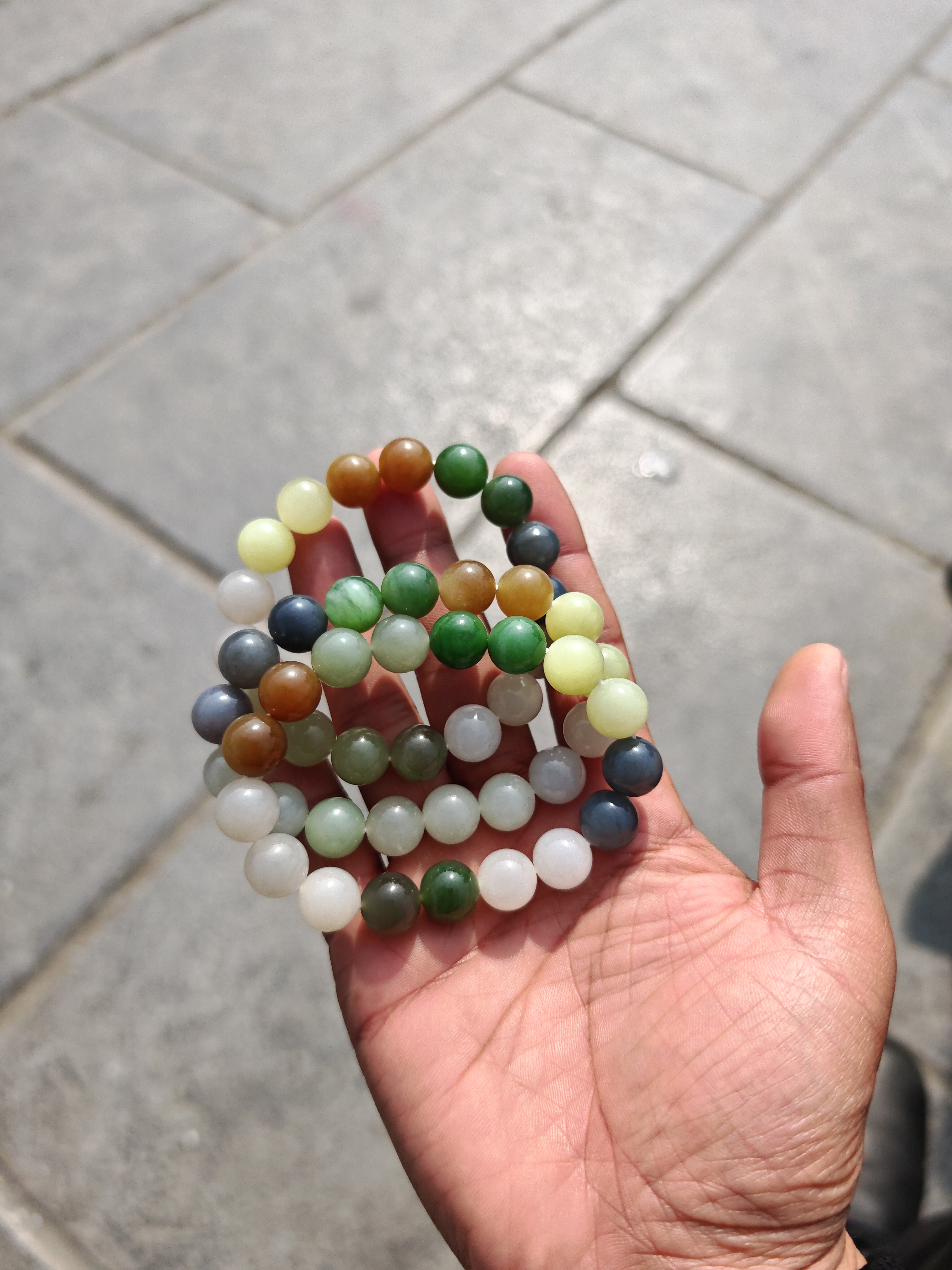 和田玉手串多样性发货拍一发一