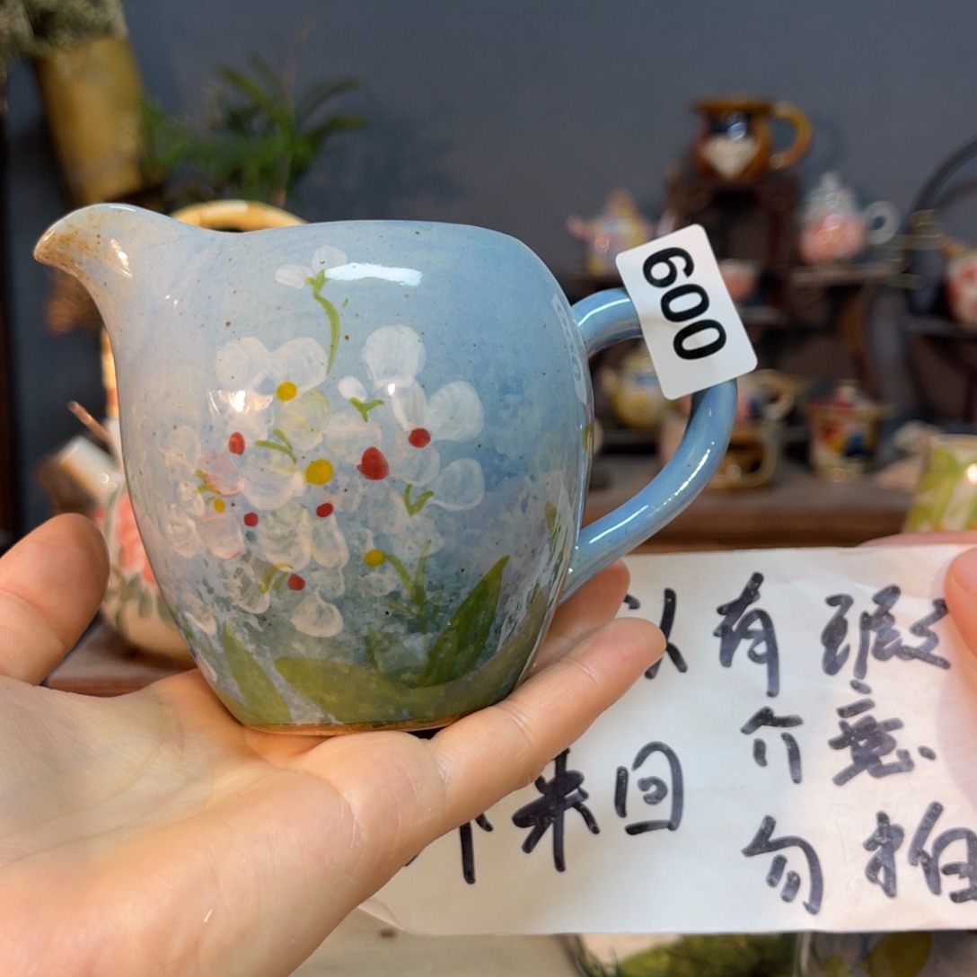 杯素浅陶瓷手工手绘
