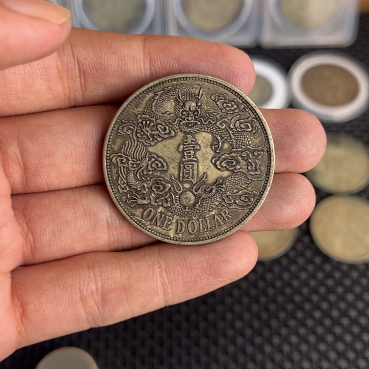 金属大头龙洋船洋工艺品