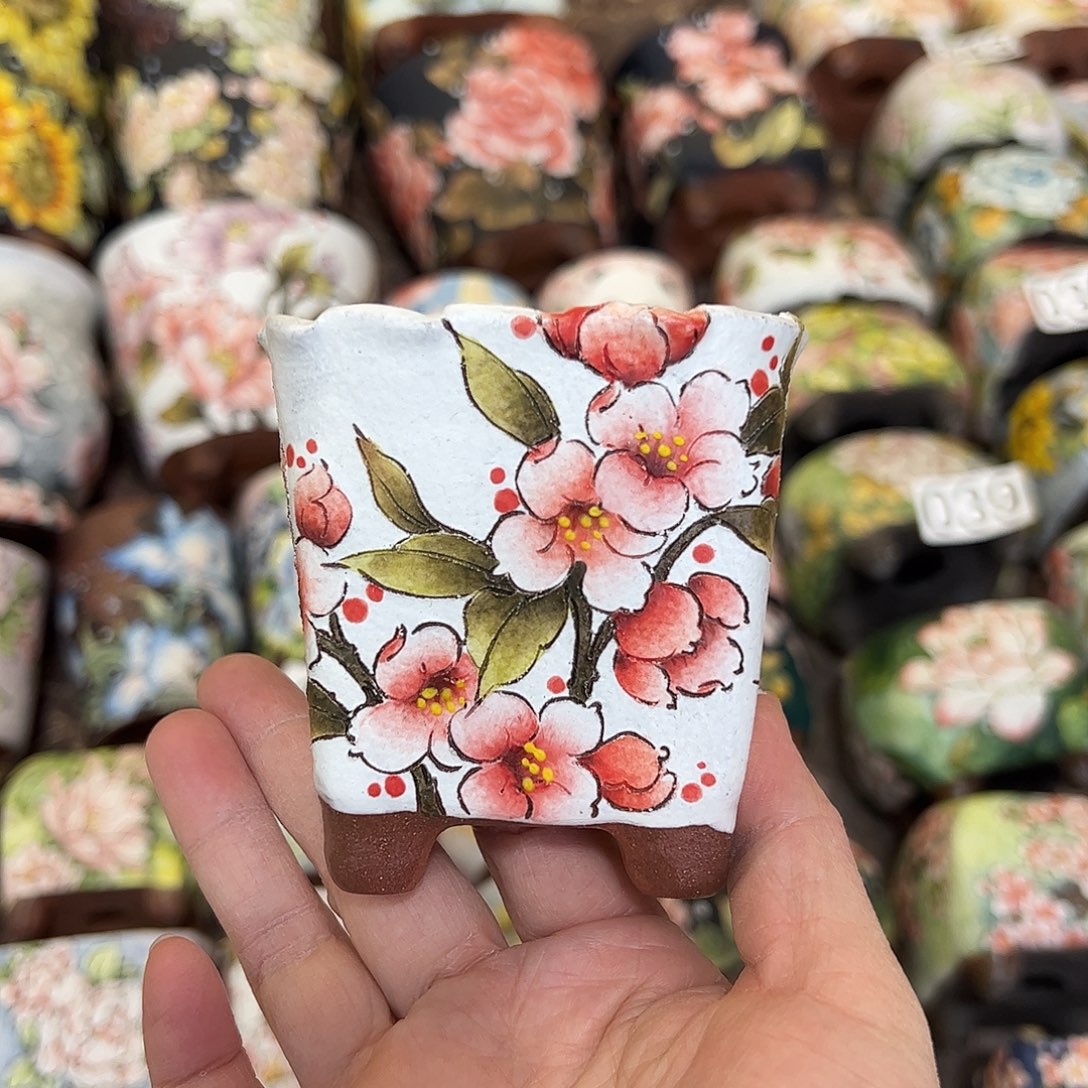 景德镇炫彩手绘口7.5高8