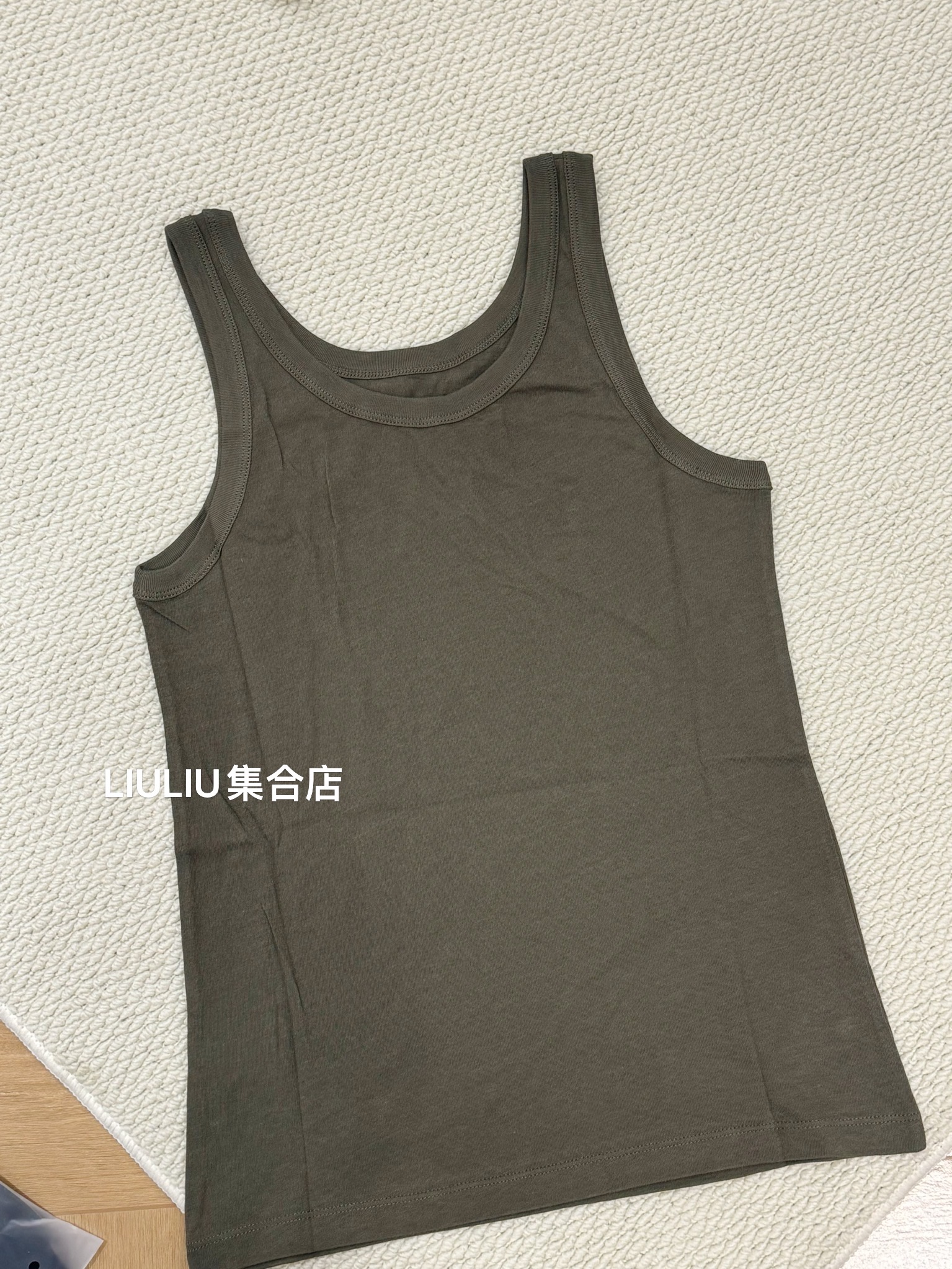 高品 两色纯棉背心 (NO退NO换)