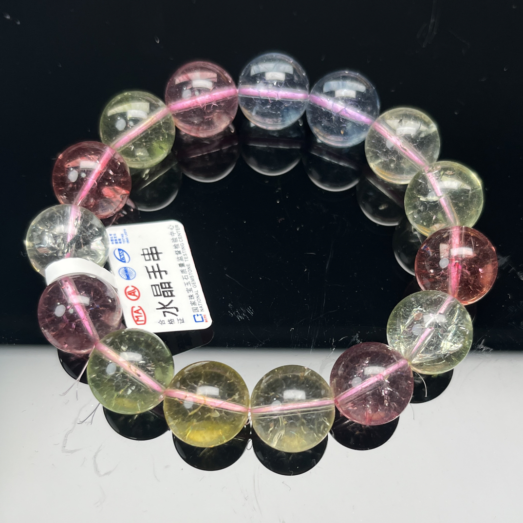 A15 卡14彩虹手串多样性发一四季百搭简约设计款