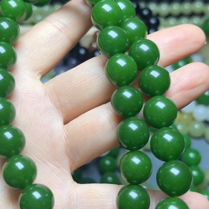 菠菜绿12mmmmmmm项链50