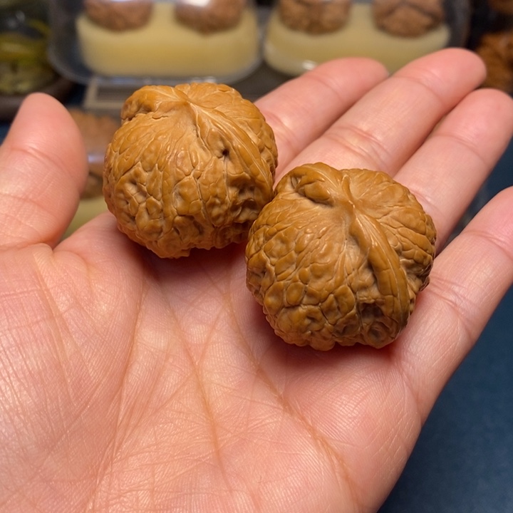 【闪购商品】文玩核桃把件乾隆磨