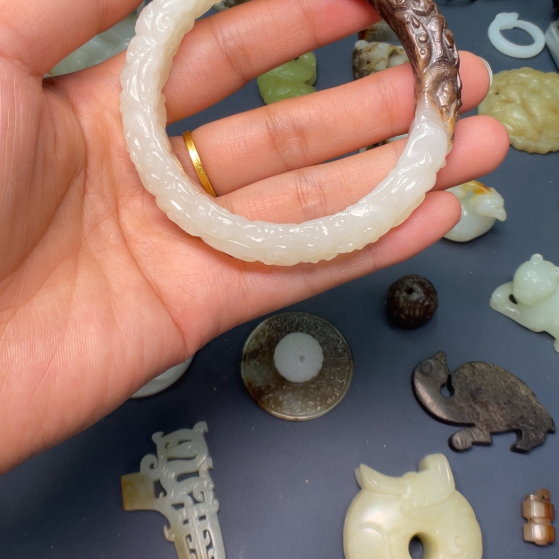 先***房和田玉（糖玉）未镶嵌挂件