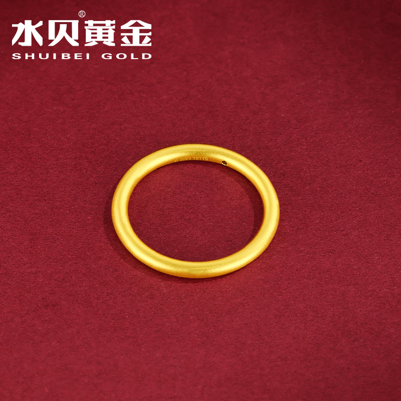 水贝足金999情侣戒克重不足多退少补1雅婷专属