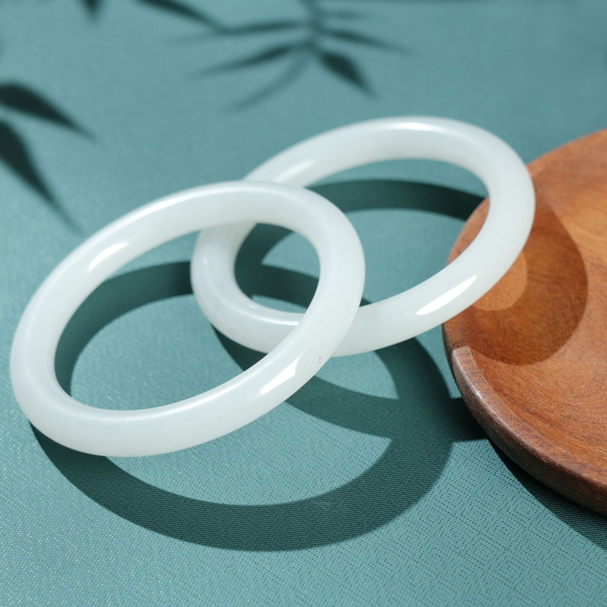 V姐|传承|新疆子料白玉（NGTC大证N1级)手镯 圈口57-60mm-HL