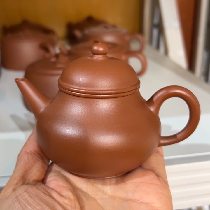 紫砂茶壶小红泥水平芭乐150c c