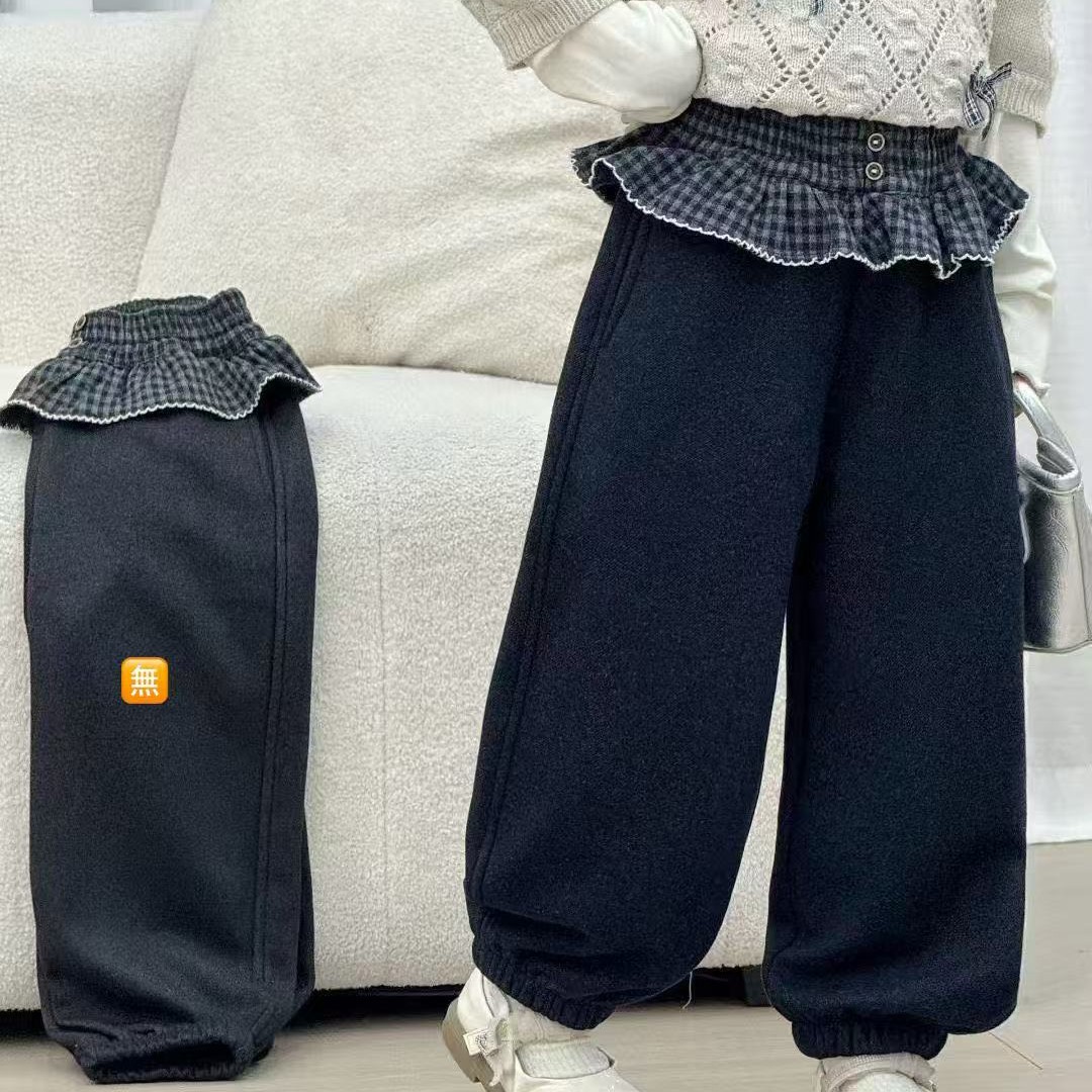 2025冬款加绒时尚休闲裤