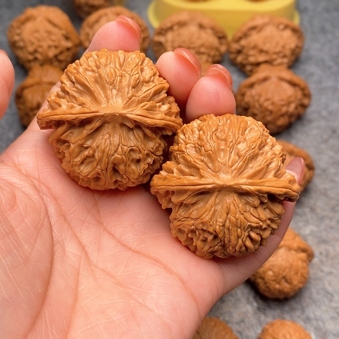 文玩核桃把件精品天花板苹果45全品