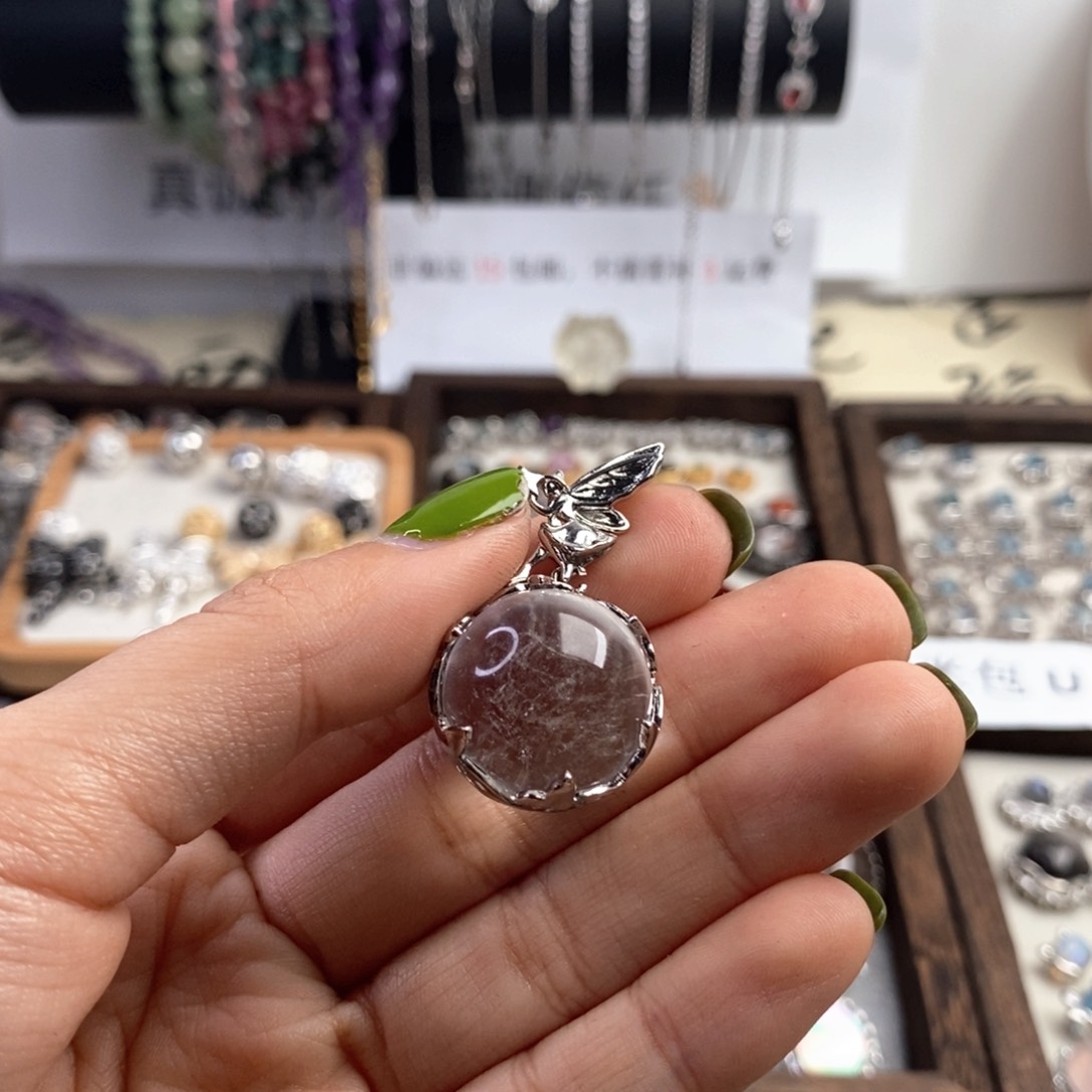 水晶吊坠未镶嵌糕*椰