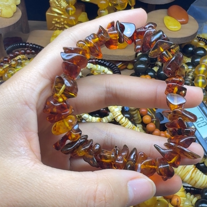 琥珀未镶嵌珠宝奇石