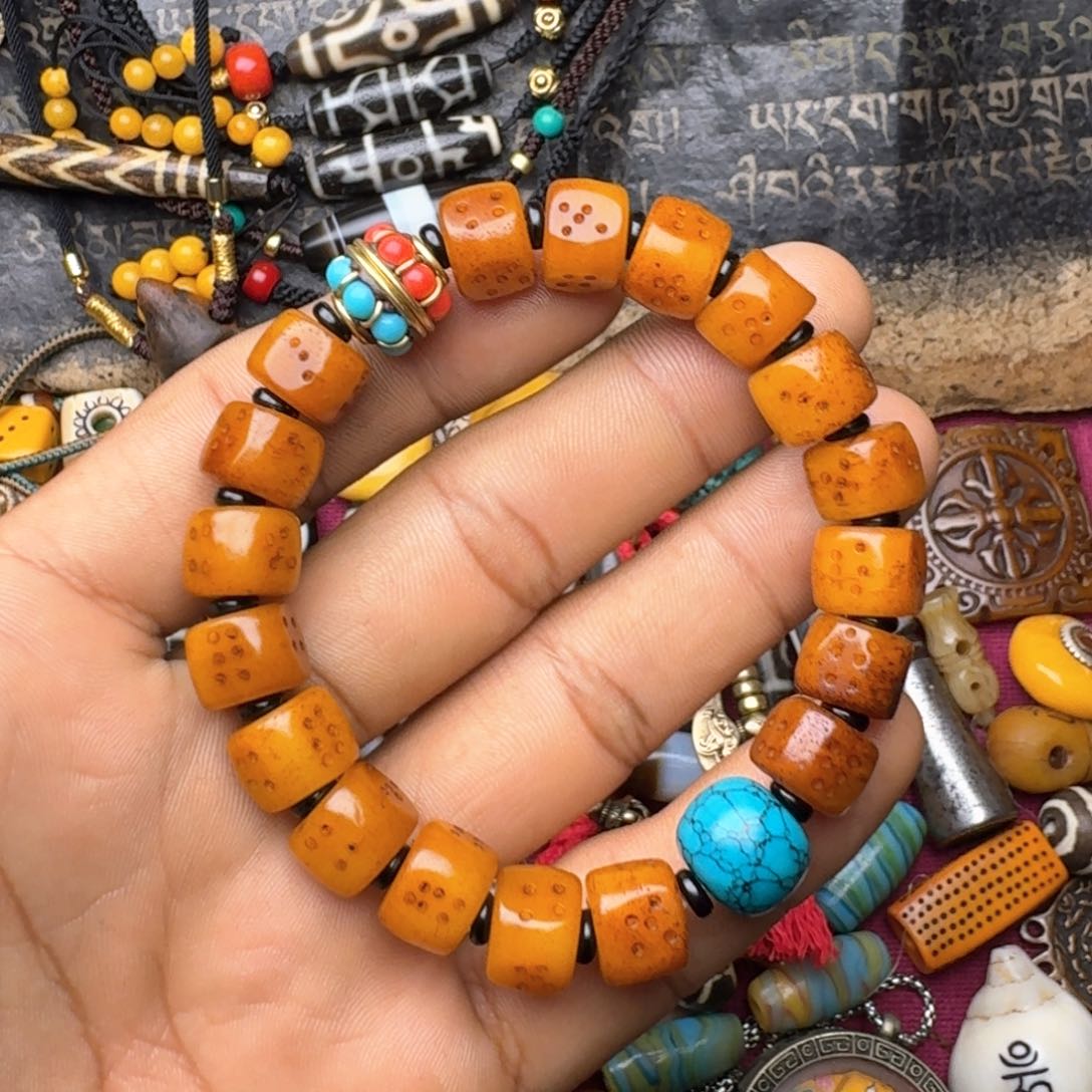 金刚菩提手串牦牛骨