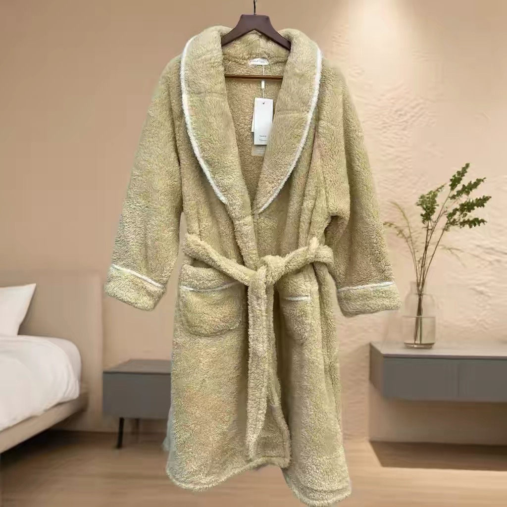 浴袍冬季加厚柔软
