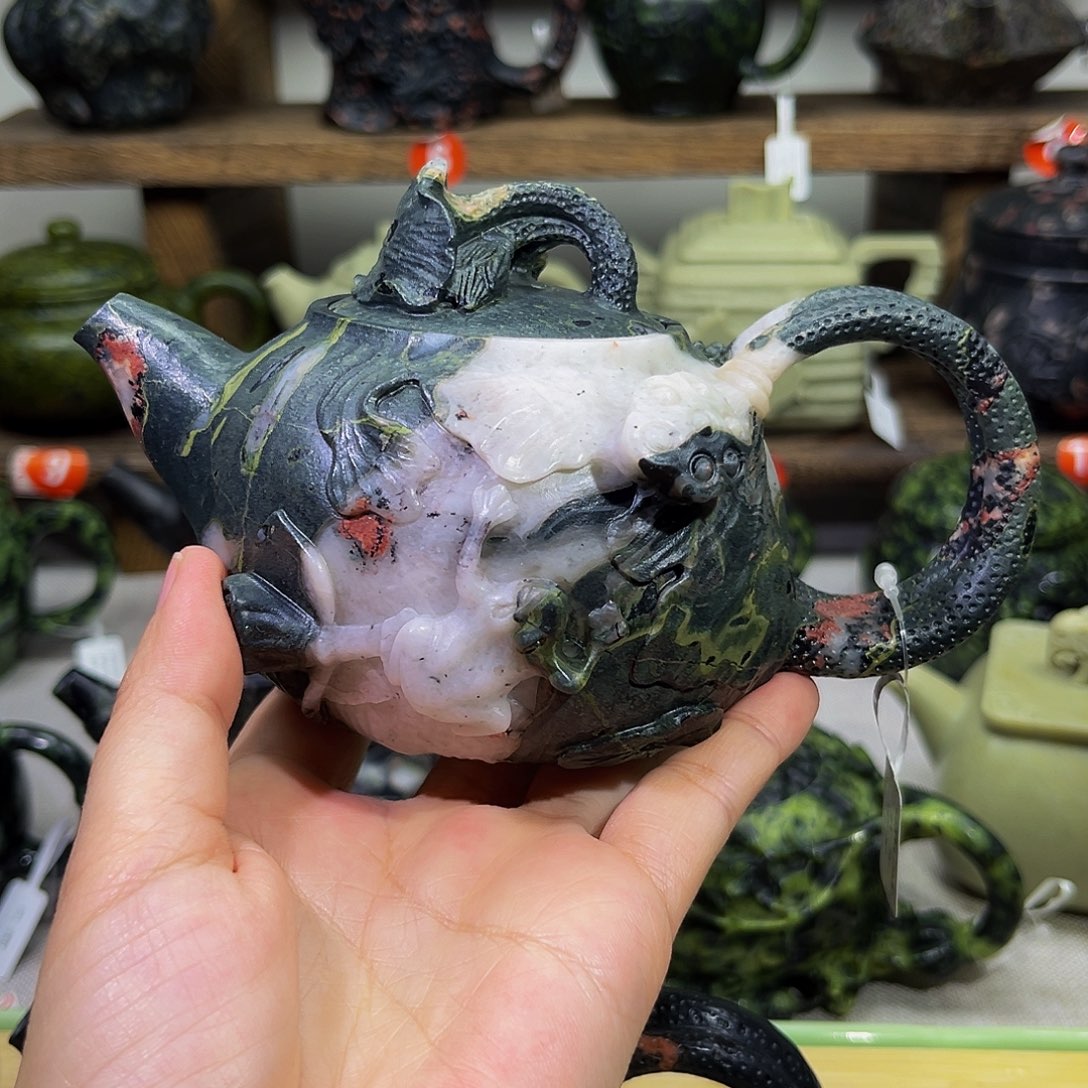石材梅花玉安山玉微暇