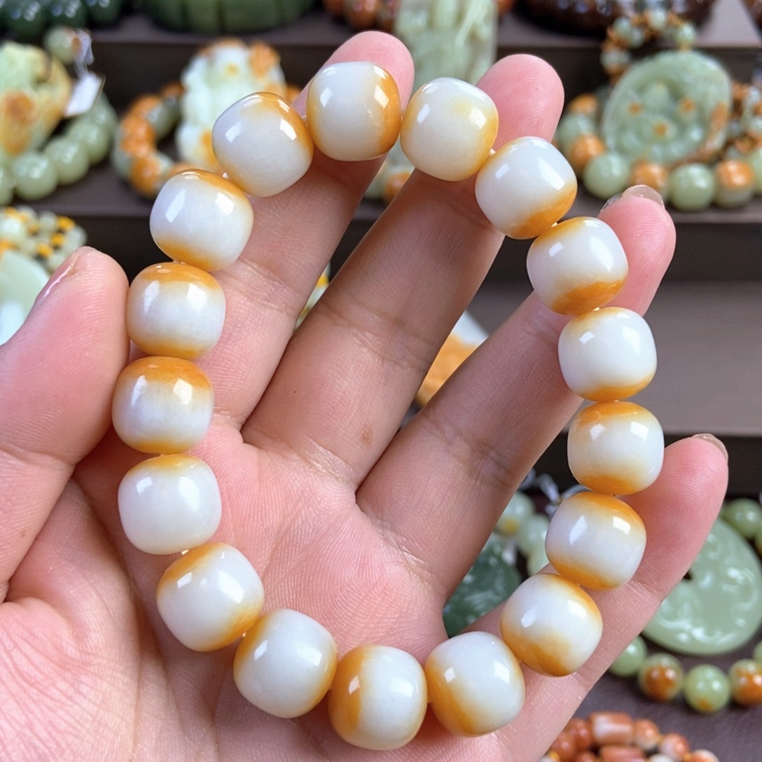 爱***我透闪石质玉未镶嵌手串