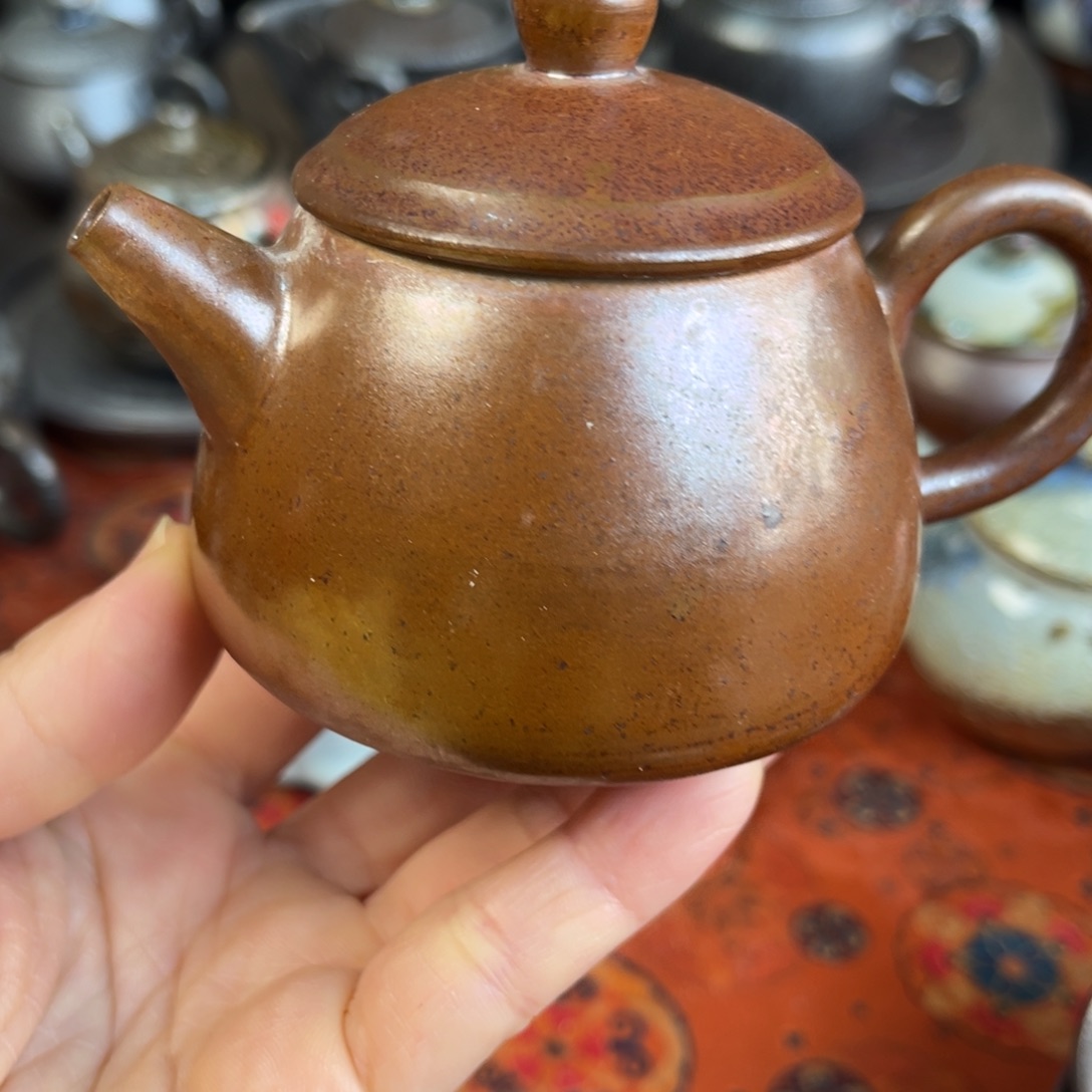 柴烧茶器主人杯杯柴烧