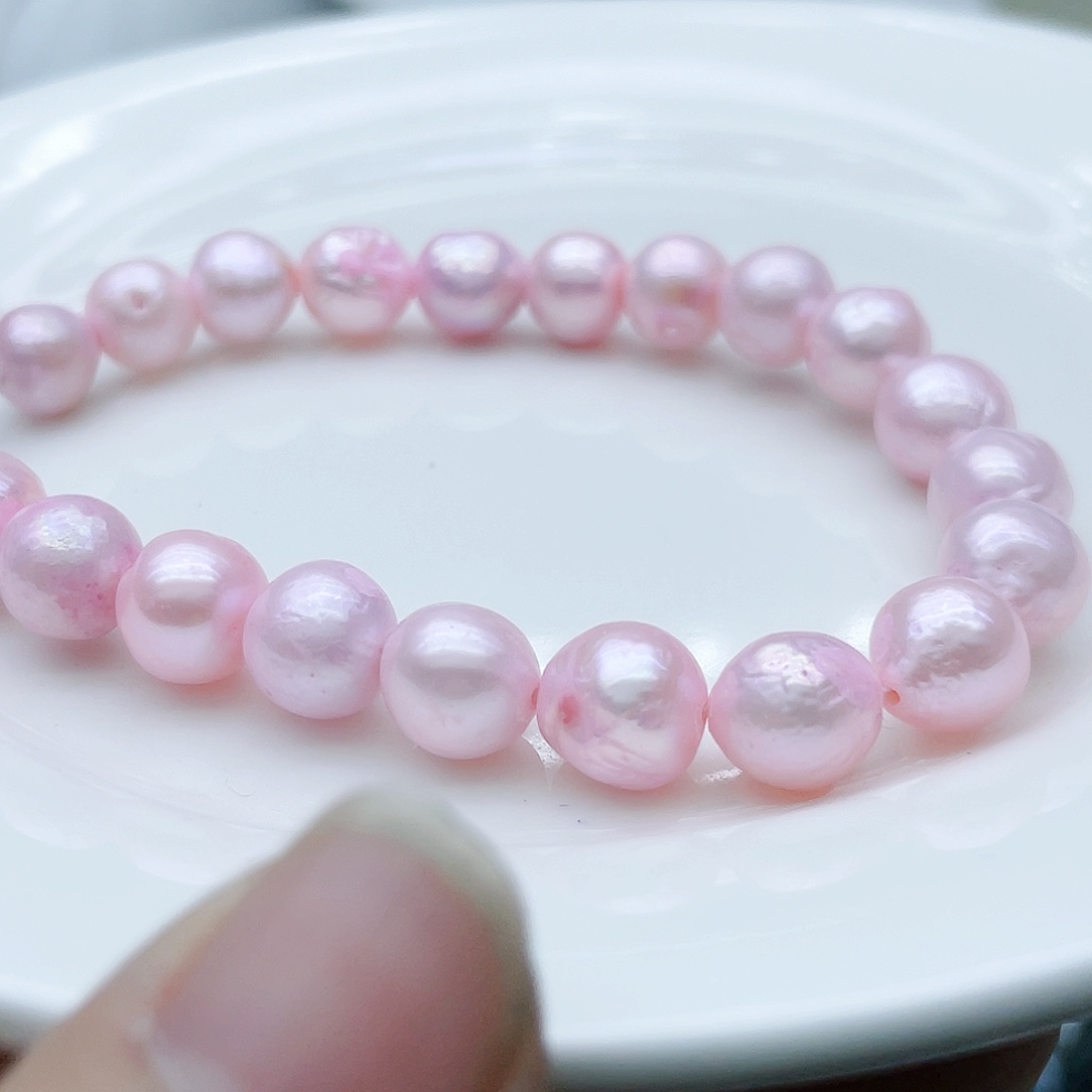 淡水珍珠颈饰钛钢