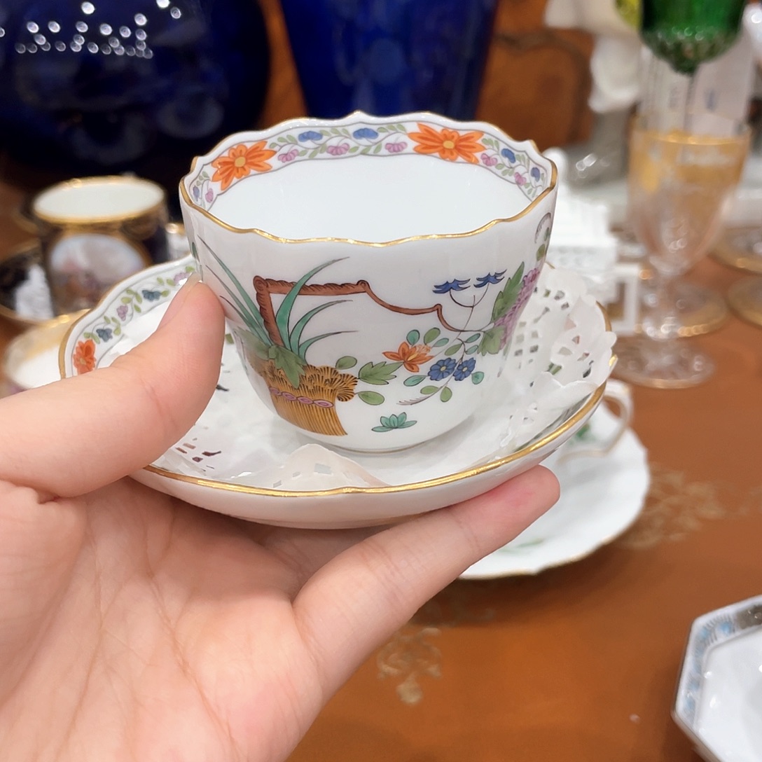 摆件中古一等摩卡杯