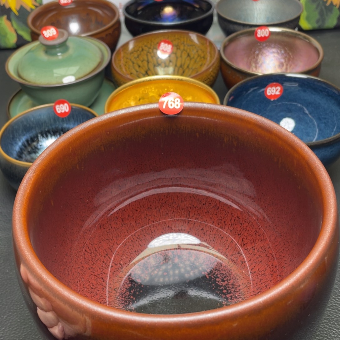 嘻***水茶盏768 建窑建盏茶盏